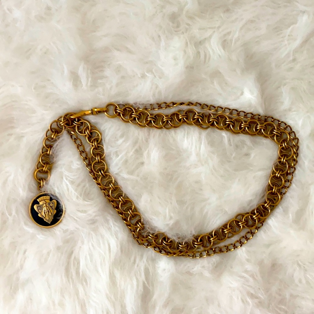 Vintage Gucci double chain belt ❤️